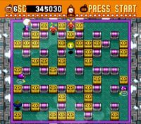 une photo d'Ã©cran de Super Bomberman sur Nintendo Super Nes